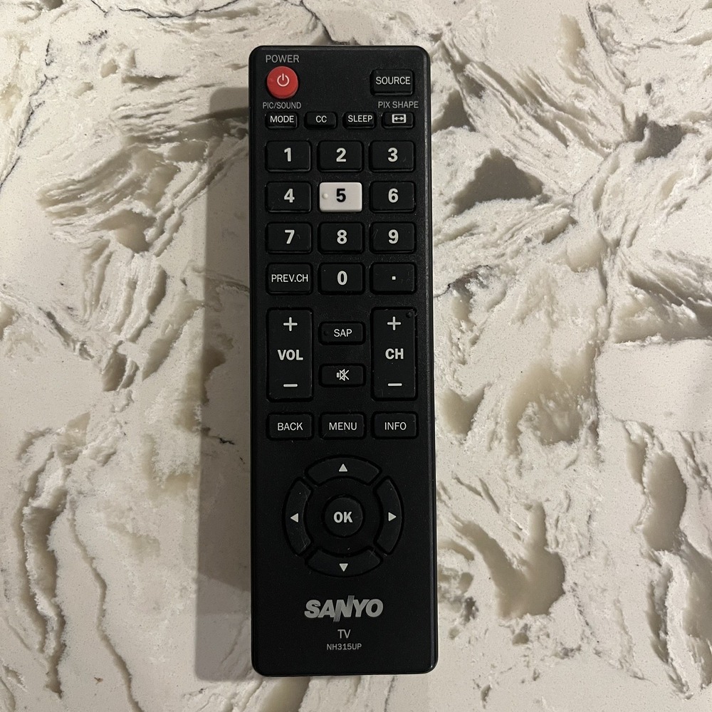 Sanyo NH312UP LCD LED HDTV Television Remote Control Genuine OEM